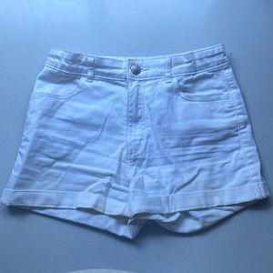 white H & M jean shorts in a size child 11-12y!